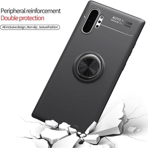 For Samsung Galaxy Note 10 Plus S10 5G S8 S9 Plus Note9 Case Car Holder Stand Magnetic Ring For Samsung A50 A40 A30 A70 Cover