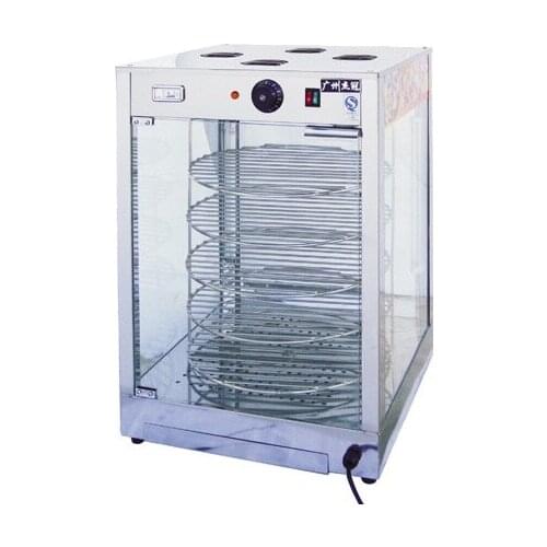 CEcertificate Electric Pizza rotating warmer cabinet pizza rotay warming moisturizing display showcase equipment