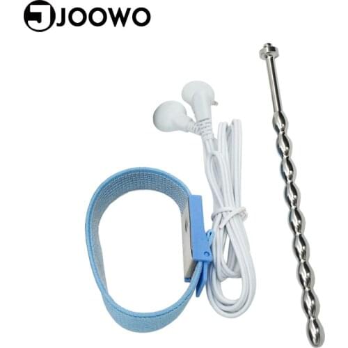 New Hot Sale Electric Shock Massagers Steel Urethral Sounds Penis Rings Plug Electro Sex Toys for Men Adult Products Catheters