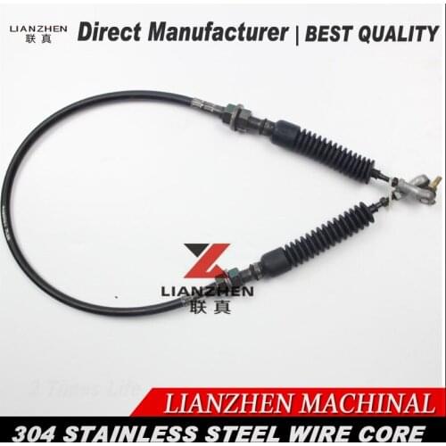 Excavator throttle control cable for Hitachi EX-1 Single cable