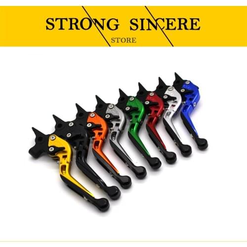 For BMW R1200R/RT/GS/S/ST K1200S/R/1600 GT/1300 S/R SPORT HP2 CNC Short Clutch Brake Levers Adjustable 7 colors