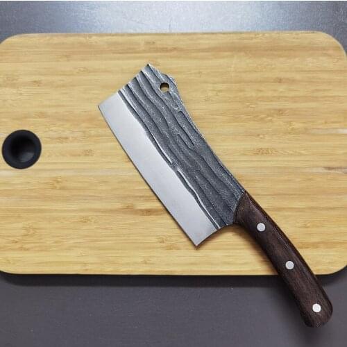 Handmade Forged Kitchen Knives Chopping Slicing Meat Cleaver Chef Knife Cooking Tool