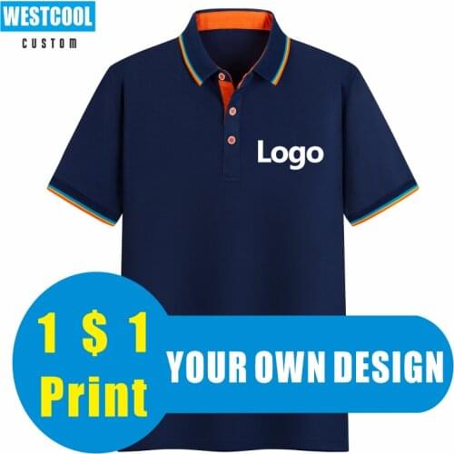 Summer Breathable Polo Shirt Custom Logo Embroidery Print Personal Design Brand Text Picture 8 Colors Men And Women Clothing