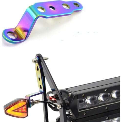 Multi Function Neo Motorcycle Headlight Rearview Mirror Spotlight Mount Bracket 6MM 8MM Head Lamp Holder Motor Accessories