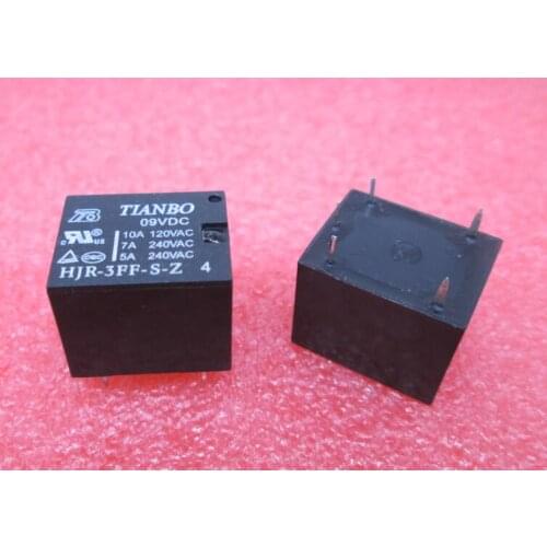 NEW TIANBO HJR-3FF-S-Z-9VDC HJR-3FF-S-Z-09VDC HJR3FFSZ HJR-3FF-S-Z 09VDC 9VDC DC9V 9V relay DIP5 free shipping