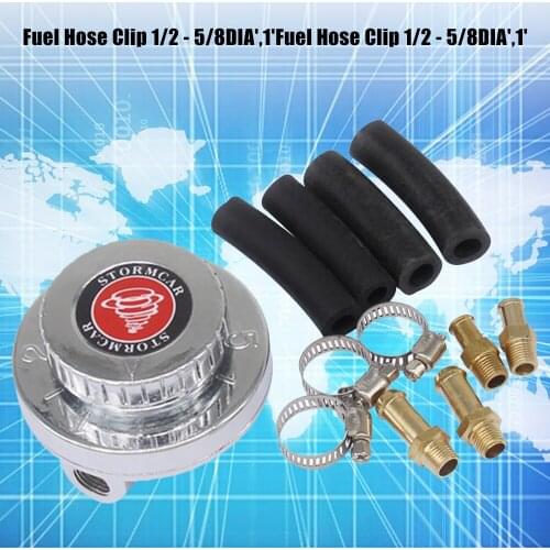 New Zinc Alloy Gunmetal Fuel Pressure Regulator Adjustable Universal for Carburetor Engine