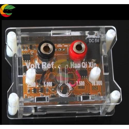 The new AD584 finished product AD584 4-channel 2.5V/7.5V/5V/10V high-precision reference voltage module with transparent casing