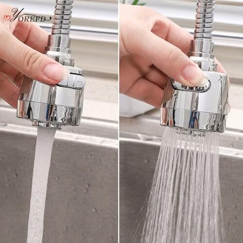OYOREFD Adjustable Faucet Sprayer Head Anti Splash Tap Booster Shower Head Water-saving Devices Kitchen Faucet Booster Filter