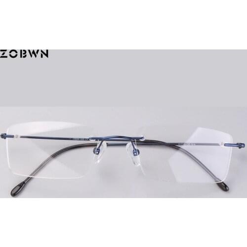 Super light optical Glasses male Thin wire glasses for reading myopia eye black rimless Women Men Eyeglasses montures de lunette