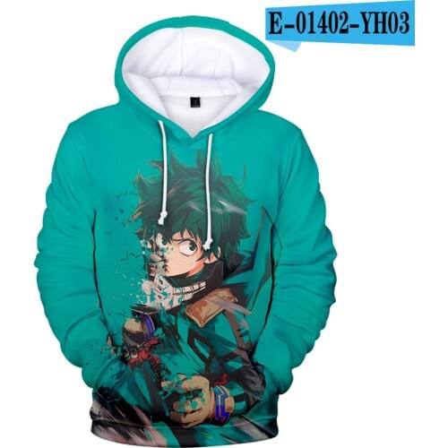 Loose Hot Mijn Hero Academia Hoodie Izuku Midoriya Shouto Todoroki Boku Geen Hero Academia Cosplay Kostuum Sweatshir Fas College