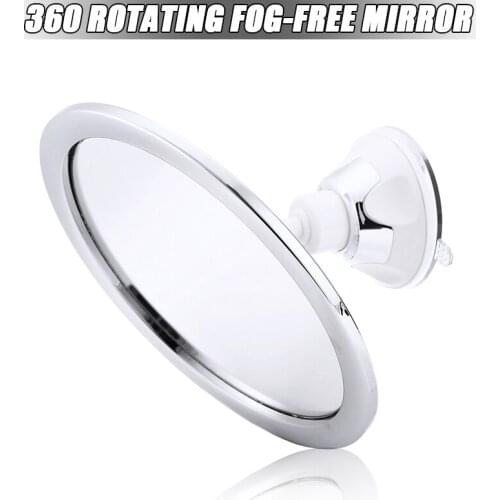 360Degree Rotation Fogless Suction Cup Shower Shave Make Up Fog Free Mirror For Shaving Grooming Makeup Fogless Mirror