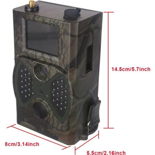 2021 High Quality HC300M Digital Hunting Camera 16MP 1080P 40pcs Infra LEDs 940nm Trap Trail Camera GSM GPRS 2G Photo Wild Cam