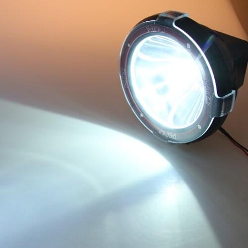 7 Inch 100W Built-in Xenon HID 4x4 Cross-country Rally Driving Fog Light Lamp 12V Red