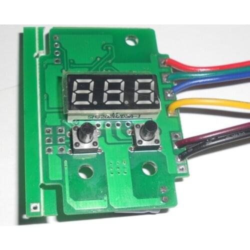 Addressable 3 channel DMX constant voltage decoder& driver,size:L36*W53*H17 mm;DC9-24V input,2A*3channl output