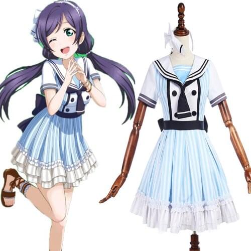Anime Love Live! School idol project Cosplay Costume Pirate Awakening Nozomi Toujou Dress Cosplay Costumes Halloween Party