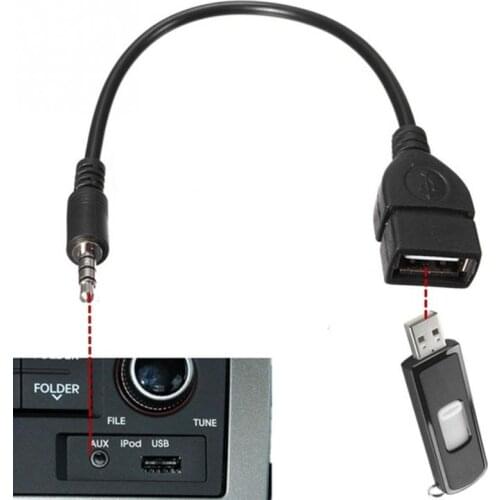 3.5mm Car AUX Converter Adapter Cable for DAIHATSU terios sirion yrv charade mira Tesla Roadster Model 3 Model S X