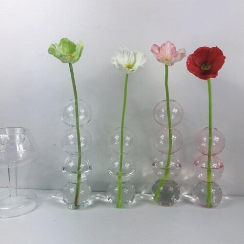 Flower Vase for Table Decoration Living Room Decorative Vase Fleur Table Ornaments Desktop Table Vase Decor