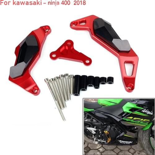 Motorcycle Engine Guard Case Set Cover Crash Pad Slider Falling Protection For KAWASAKI Ninja400 Ninja 400 2017-2018
