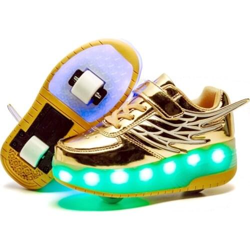 KOYONIT Kids Glowing Shoes