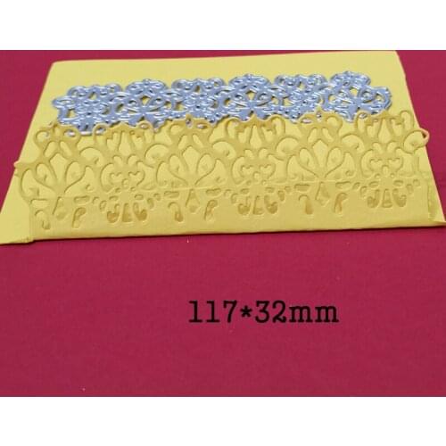 Metal Cutting Dies Lace Pierced Stripe Border 2021 New Cut Die Stencils Decoration Scrapbook Paper Craft Knife Blade Punch Die
