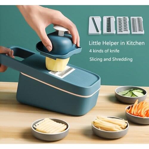 Multifunctional Chopper Vegetable Cutter Fruit Peeler Shredder Slicer Drain Basket Kitchen Accessories gadgets Tools