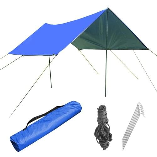 Outdoor Multifunctional Sun Shade Sail Rectangle Canopy for Outdoor Camping Patio Lawn Garden Backyard Awning