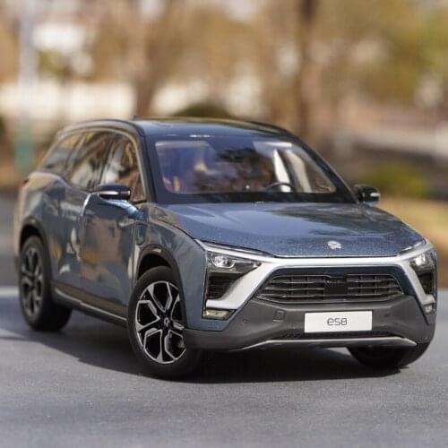 1/18 Alloy Die-casting Simulation Car Model NIO ES8 New Energy Adult Collection Childrens Toy Gift Family Display