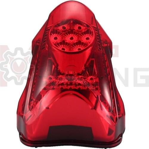 Motorcycle LED Tail Light Rear Lamp Brake Light For Suzuki GSX1300R Hayabusa 2008-2020 Red Cover 2009 2010 2011 2012 2013 2014