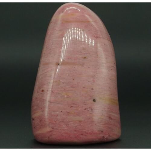 170g Natural Pink Rhodonite Palm Stone Raw Materials Specimen Crystal Reiki Healing Rock Stone Craft Home Decor