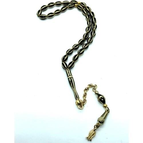 OLTU STONE BRASS PROCESSING BARLEY CUT MODEL TESPİH