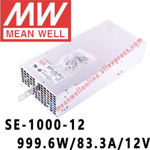 SE-1000-12 Mean Well 999.6W/83.3A/12V DC Single Output Power Supply meanwell online store