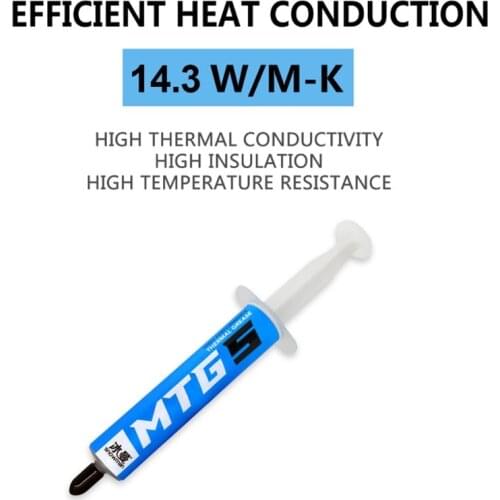 Thermal Paste Syringe CPU Thermal Compound Paste Heatsink for IC/Processor/CPU/All Cooler Thermal Interface Material