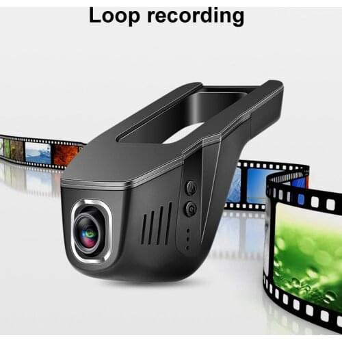 7031 Driving Recorder Single Lens Nigh Vision 1290P Hidden HD WiFi Car DVR for Auto