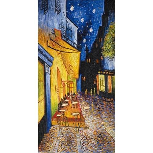 Landscape Van Gogh DIY Cross Stitch Embroidery 11CT Kits Craft Needlework Set Printed Canvas Cotton Thread Home Sell