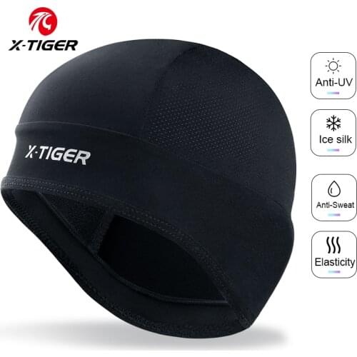 X-TIGER Summer Cycling Cap Breathable MTB Bike Cooling Ice Silk Mens Cap Outdoor Running Bicycle Helmet Hat Cycling Bandana