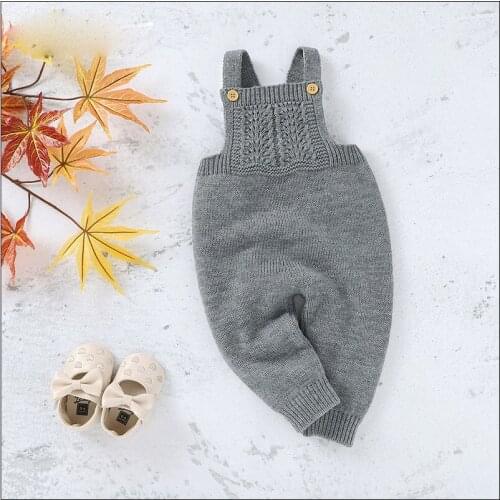 Baby Infant Winter 2021 Sweaters Soild Casual Warm Knitted Newborn Boy Girl 2021 Autumn Clothes Rompers Birthday Party Clothes