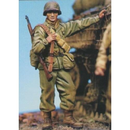 1/35 scale WW2 US soldiers commemorate WWII Resin Model Kit figure Free Shipping