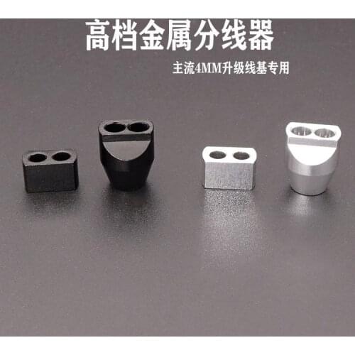 1PCS Metal Earphone Headphone Cable Wire Splitter Y Pant Boot Line Splitter Sleeve Metal Slider Plug 3 orders