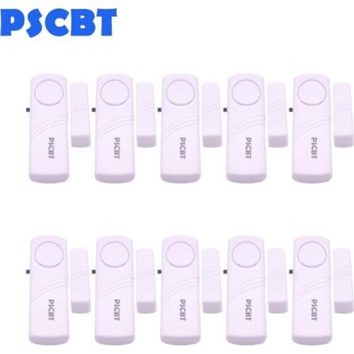 10pcs/lot Window Door Magnetic Sensor Wireless Window Alarm Open Detector for home, office, house