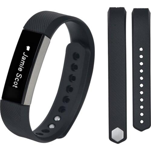 100pcs/Lot Large & Small Size For Fitbit Alta Replacement Silicone Wristband Bracelet Strap Sport Wrist High Quality 18 Colors