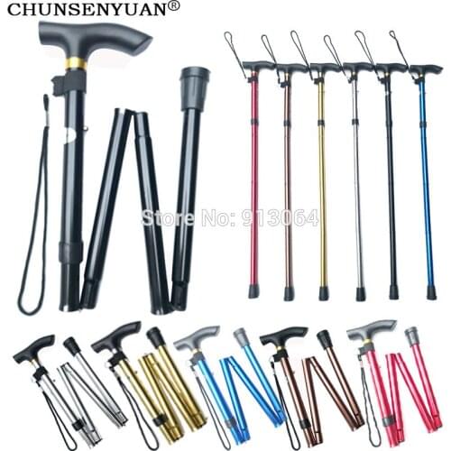 2pcs/bag Drop shipping service 5 section walking stick Extending Adjustable Trekking Poles Hiking Cane Climbing Trekking