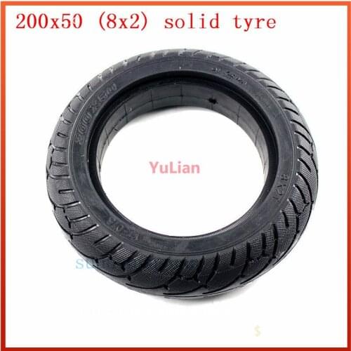 200x50 Explosion Proof Tire Electric Scooter Solid Tubeless Tire For Speedway Mini 3/4 Pro Front Wheel Solid No Inflation Tire