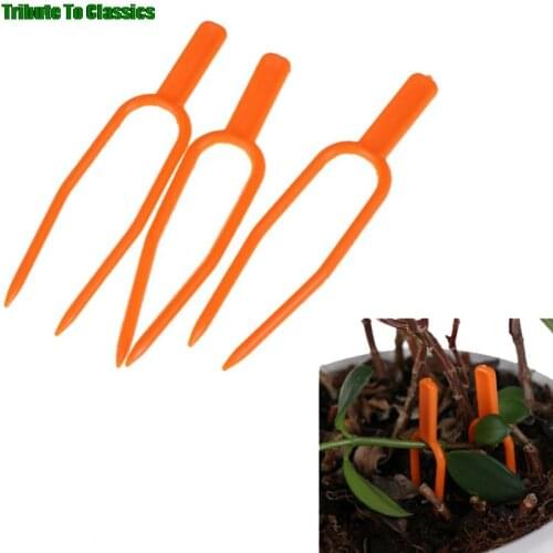 50pcsPlastic Durable Plant Clip fixing fastening Fixture Clips strawberry fork Farming clamp Farming Clip