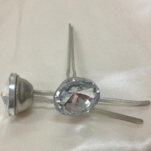 5000pcs/lot)18mm satellite nail glass buttons with prongs headboard crystal accessory