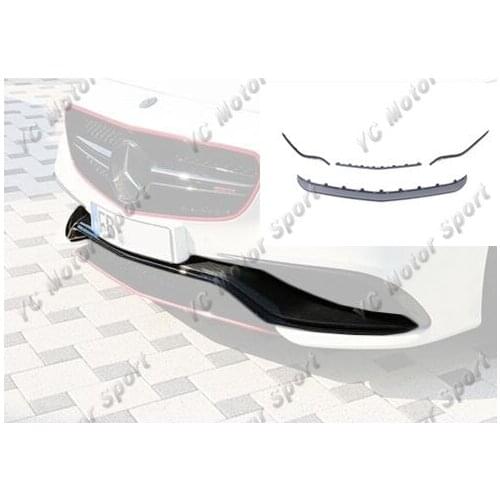 Car Accessories Carbon Fiber OEM Style Front Bumper Center Upper Lip Addon 4pcs Fit For 2015-2017 MB C217 S63 Coupe Addon Kits