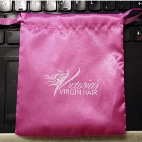 1000pcs satin drawstring bag 8*10cm jewelry bag pouch with 1 color logo and free shipping