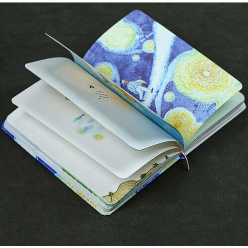 NEW A5 Van Gogh Notebook Journal Planner agenda Weekly Diary Travelers Notepad With Colored Pages Stationery Kawaii Sketchbook