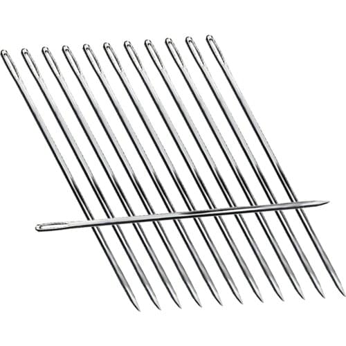 12 Pieces Sturdy Wig Pins 6cm Straight Needles Set for Knitting Sewing Wigs Tool Model Making Knitting Wigs Sewing Pins Set