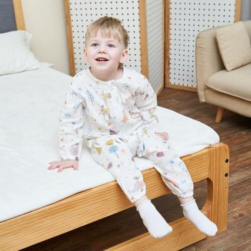 Baby Sleeping Bag Summer Thin Gauze Sleeping Bag Four Seasons Universal Child Kick Is Split Leg Baby Sleeping Bag