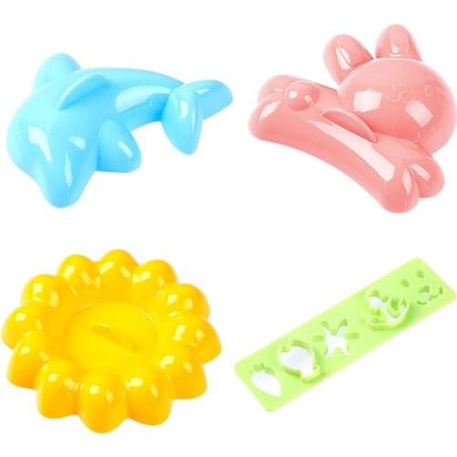 DIY Lovely Cartoon Animal Rice Ball Mold Bento Sandwich Food Maker Mould Home Kitchen Accessories Tools AXYC